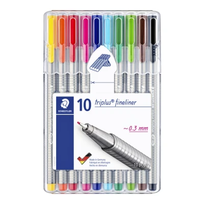 Afbeelding van triplus fineliner Box 10 st