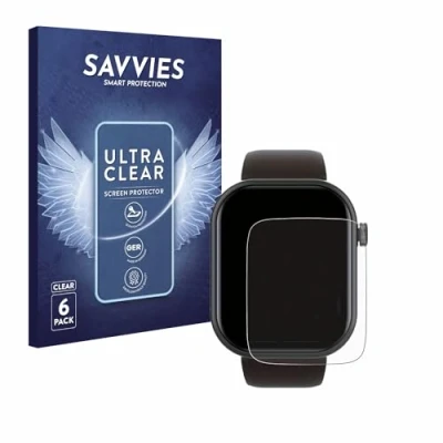Afbeelding van Savvies (6 Stuks) Schermbeschermer voor Smartwatch IDW19 1.8&quot; Screen Protector Ultra Transparant