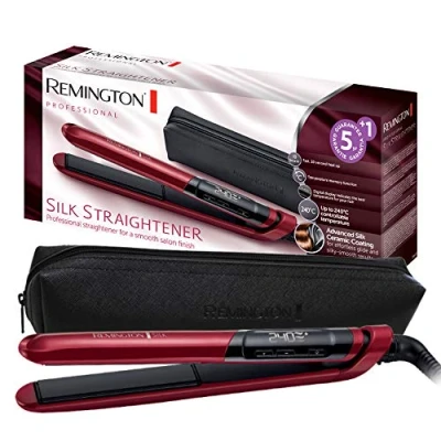 Afbeelding van Remington Stijltang Silk (Keramische Coating Voor Moeiteloos Steilen, Digitaal display, Temperatuur boost) S9600