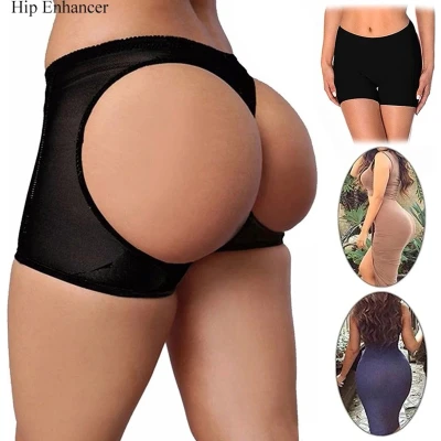 Afbeelding van Butt Lifter lift onderbroek Shapewear dames Volle billen Zwart XL