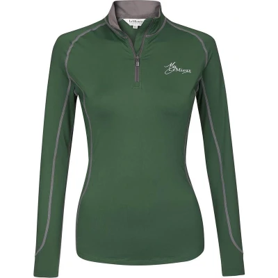 Afbeelding van LeMieux Climate Base Layer techshirt groen maat:xs
