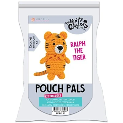 Afbeelding van Knitty Critters Pouch Pals Ralph The Tiger