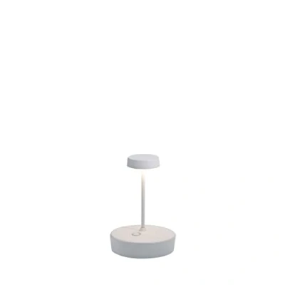 Afbeelding van Zafferano Swap Mini Tafellamp Oplaadbaar 14.8cm Wit