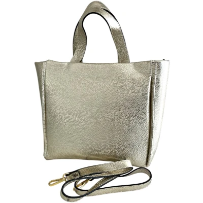 Afbeelding van Tas Handtas Leer Goud Zomer Lente Nieuwe collectie