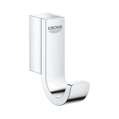 Afbeelding van Grohe selection handdoekhaak enkel metaal chroom 41039000
