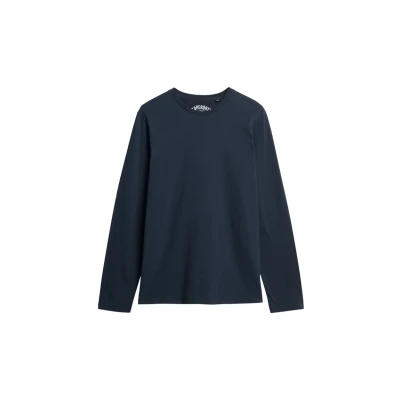 Afbeelding van Superdry Classic Essential Longsleeve, Heren, Maat: XXL, Eclipse navy