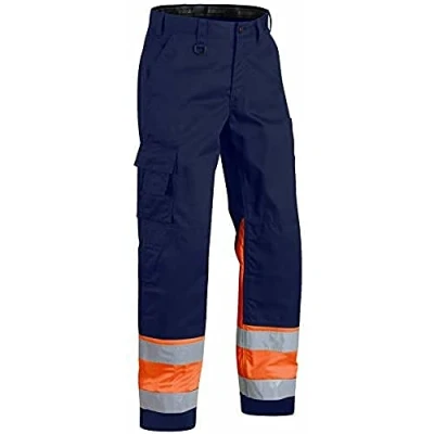 Afbeelding van Blaklader Werkbroek High Vis 1564 1811 Marineblauw/Oranje D108