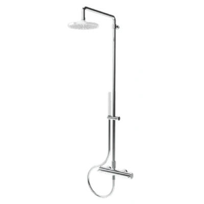 Afbeelding van Waterevolution Flow douchecombinatie met regendouche RVS T141NIE
