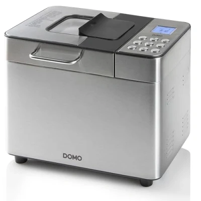 Afbeelding van DOMO B3971 Broodbakmachine 18 Programma’s 500 1000g Noten/Rozijnen Dispenser Glutenvrij Programma RVS