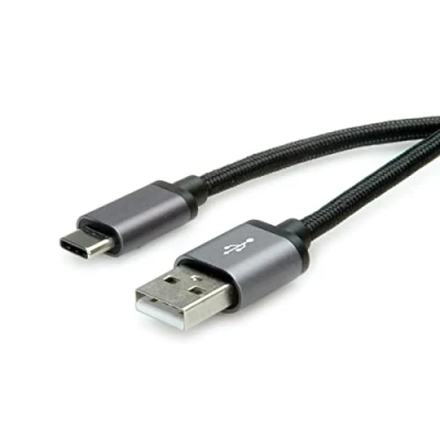 Afbeelding van ROLINE USB 2.0 Cable, C A, M/M, zwart, 1,8 m