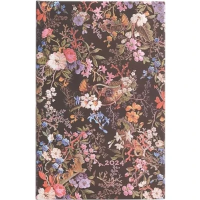 Afbeelding van Paperblanks 12 maandenkalender 2024 Floralia horizontaal Maxi (135 x 210 mm)