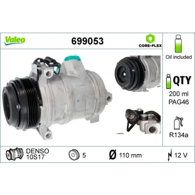 Afbeelding van Valeo Airco compressor 699053