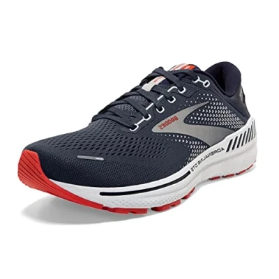 Afbeelding van Brooks Adrenaline Gts 22 heren Hardloopschoen, Peacoat India Ink Grenadine, 45 EU