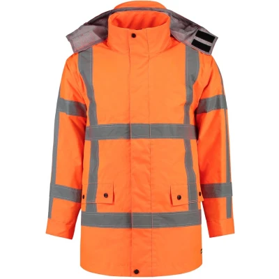 Afbeelding van Tricorp Hi Vis Parka Jas RWS 403005 Oranje Maat XS