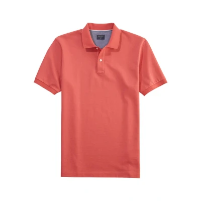 Afbeelding van OLYMP Poloshirt Piqué Rood maat M heren met Modern fit Pasvorm Katoen Suitable Herenkleding
