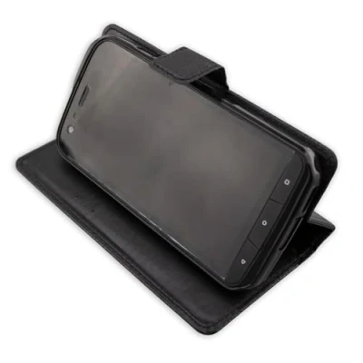 Afbeelding van caseroxx tas voor Cat S61 Bookstyle Case in zwart cover boek