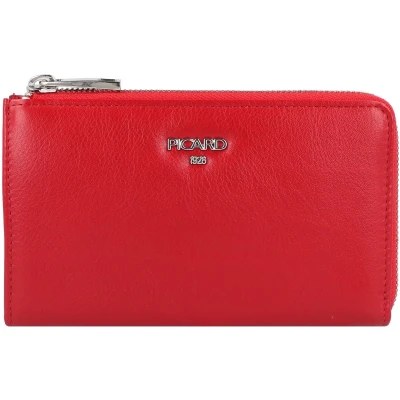 Afbeelding van Picard Bingo Portemonnee Leer 16 cm Dames Horizontaal rot