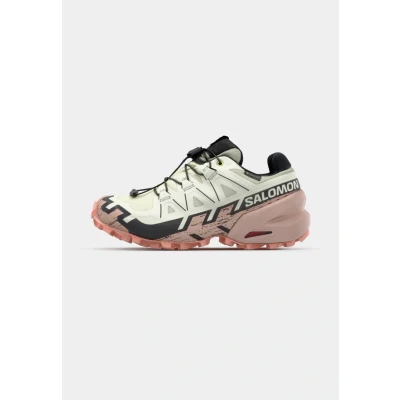 Afbeelding van Salomon Speedcross 6 GTX Trail hardloopschoenen, Heren, Maat: 40, Lime cream/mahogany rose/black Textiel/ synthetisch