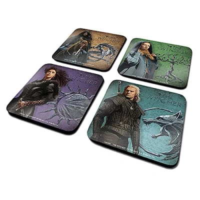 Afbeelding van The Witcher Set Onderleggers (4 stuks)