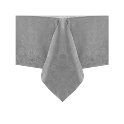Afbeelding van Elrene Damast Tafelkleed, polyester, zilver, 152,4 x 304,8 cm langwerpig/rechthoekig