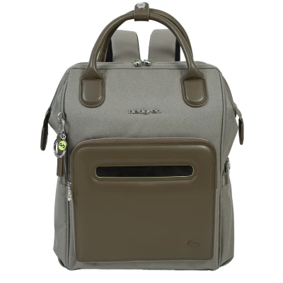 Afbeelding van Hedgren Moka RFID backpack M 14&quot; vintage taupe Laptoptas Laptoprugzak