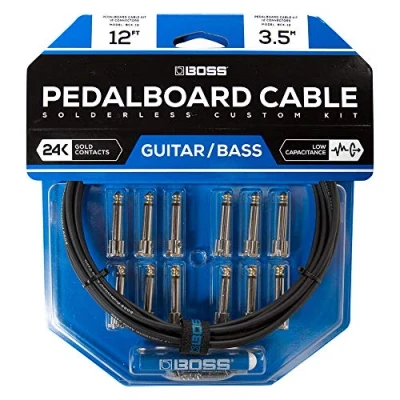 Afbeelding van Boss BCK 12 Solderless Pedalboard Cable Kit 3,5 m Patchkabel