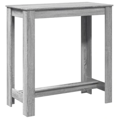 Afbeelding van vidaXL Bartafel 102x50x103,5 cm bewerkt hout grijs sonoma eikenkleurig