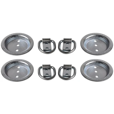 Afbeelding van Aanhangwagendirect Bevestigingsring Rond Inbouw 79x13 mm 4 stuks