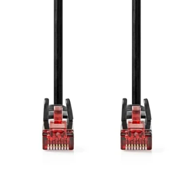 Afbeelding van Nedis CCGL85200BK15 CAT6 kabel RJ45 Male RJ4 netwerkkabel Zwart 1,5 m U/UTP (UTP)