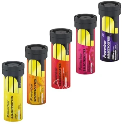 Afbeelding van Powerbar 5 Electrolytes buisjes x 10 tabletten Mixbox alle smaken