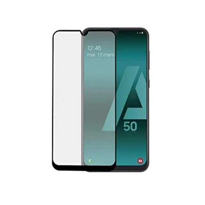 Afbeelding van Bigben Connected, Schermbeschermer Geschikt voor Samsung Galaxy A50 in 2.5D gehard glas, Transparant