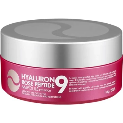 Afbeelding van [MEDI PEEL] Hyaluron Rose Peptide 9 Ampoule Eye Patch 60EA K beauty