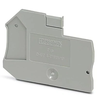 Afbeelding van D UT 4 TWIN/ 1P afsluitdeksel Phoenix Contact Inhoud: 50 stuk(s)