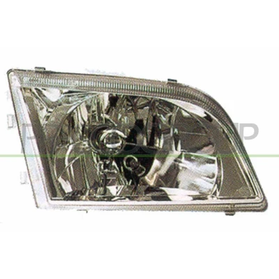 Afbeelding van PRASCO MB0974613 Koplampen rechts H4 voor rechtsrijdend verkeer MITSUBISHI: Space Star (DG_A) 1.9 DI D, 1.6 16V, 1.8 MPI, 1.3 GDI 1998 2004