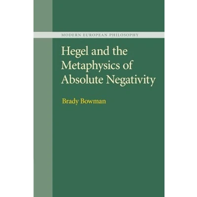 Afbeelding van Hegel and the Metaphysics of Absolute Negativity