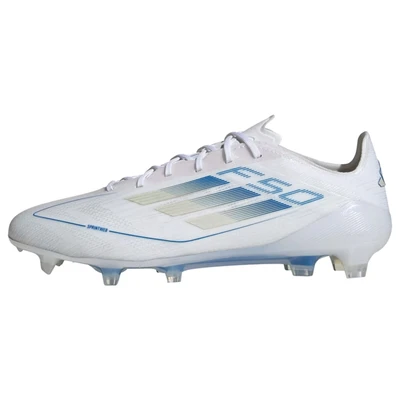 Afbeelding van adidas Performance F50 Elite FIRM Ground Voetbalschoenen met kunststof noppen, Heren, Maat: 39 1/3, Footwear white/pearl metallic