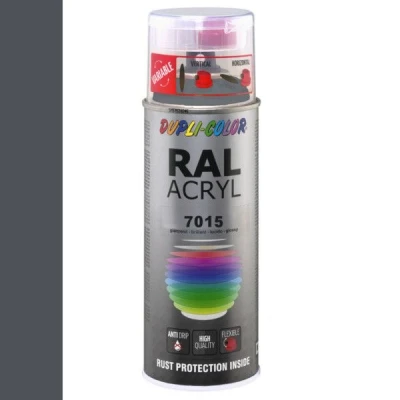 Afbeelding van Dupli Color Ral Acryl 7015 Lei grijs Hoogglans 400 ml