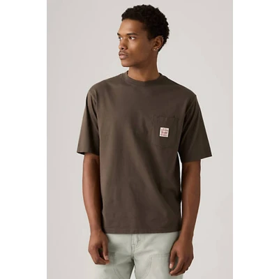 Afbeelding van Levi&#039;s Workwear T shirt Men&#039;s S Bruin / Bracken