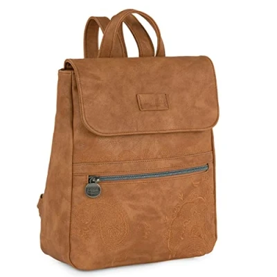Afbeelding van Lois Sac Dos Sac. à Femme Élégant Chic Multipoches a Pratique Feminin 302699, Kameel