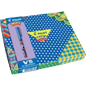 Afbeelding van Pilot roller Hi Tecpoint Mika Limited Edition, geschenkdoos met 6 rollers liquid ink