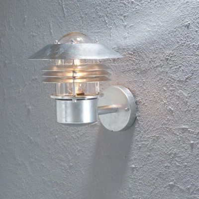 Afbeelding van Konstsmide Modena 7302 320 Buitenlamp (wand) Spaarlamp, LED E27 60 W Verzinkt