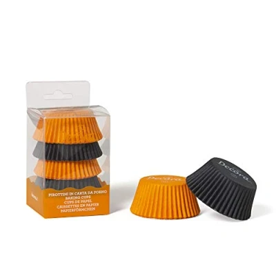 Afbeelding van Decora 0339645 PAPIERVOORDELEN ORANJE EN ZWART 50 X 32 mm