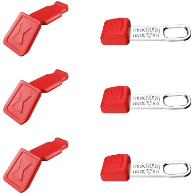 Afbeelding van Knipex CC en TT Clips rood 3 stuks van elk 00 63 06 TCR