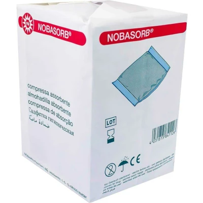 Afbeelding van NOBASORB© niet steriele zuigkompres, afmetingen: 20cmx20cm 25 stuks