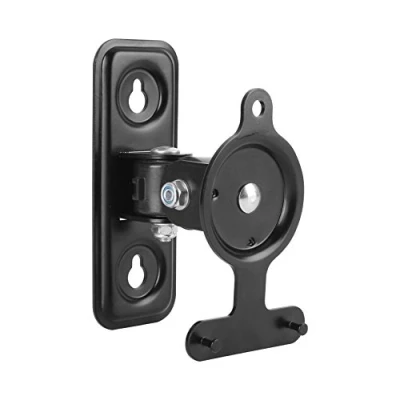 Afbeelding van PureMounts PM SOM 010 houder voor luidspreker (1/4&quot; of Play3), kantelbaar: 85 tot +90, draaibaar: 50 +60, 0 90, wandafstand: 97 mm, draaglast: max. 2,6kg, zwart