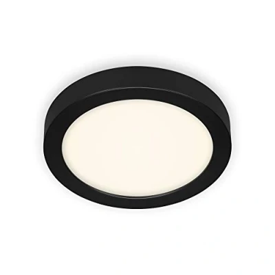 Afbeelding van Briloner Leuchten LED plafondlamp, 16,5 Watt, 1.600 lumen, 4.000 Kelvin, zwart wit, Ø 22,5 cm