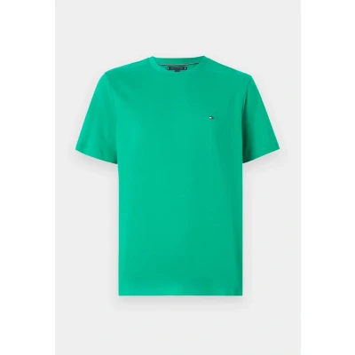 Afbeelding van Tommy Hilfiger ESS Seasonal REG FIT Solid TEE Tshirt basic, Heren, Maat: XS, Olympic green