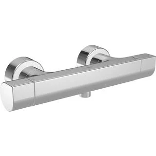 Afbeelding van Hansa hansatempra style douchekraan thermostatisch zonder omstel met koppelingen hoh 15cm chroom 58410101