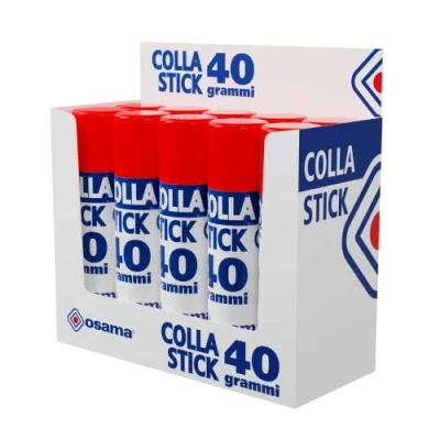 Afbeelding van Osama Extra sterke lijmstift, doos met 10 stuks, 40 g set plaksticks, ideaal voor schrijfwaren, school, kantoor en universiteit glijdend, duurzaam kindvriendelijk, klassieke formule
