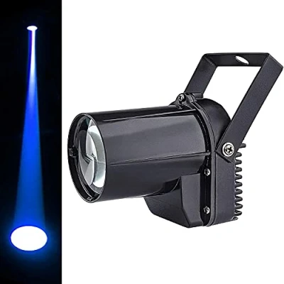 Afbeelding van LED Pinspot, 3w Bule Beam Pinspot Light Mirror Ball Spotlight voor Disco